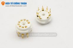 Đế đèn GZC9-B-G mạ vàng hàn PCB