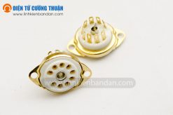 Đế đèn GZC9-C-1-G mạ vàng bắt chassis