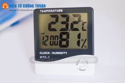 Đồng hồ đo nhiệt độ, độ ẩm để bàn HTC-1