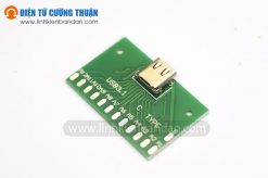 Board mạch thử nghiệm đầu USB 3.1 Type-c Female 24P
