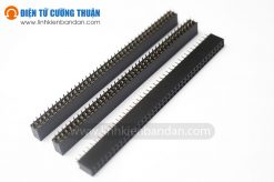 Jump cái đơn 2x40P 2.54mm đồng mạ vàng 0.8U