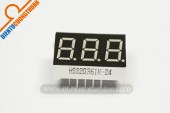 LED 7 thanh 3 số K chung, màu đỏ, 0.36 inch