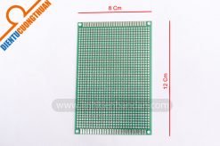PCB lỗ hàn 2 lớp 8x12cm (phip thủy tinh FR4)