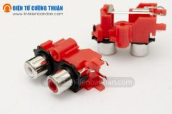 Đầu cắm RCA 2 cổng đứng