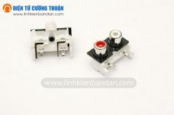 Đầu cắm RCA 2 cổng ngang