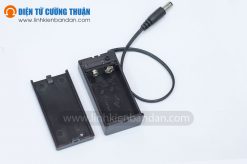 Khay pin 9V 6F22 kèm DC 5.5mm