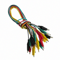 Sợi dây 2 đầu kẹp cá sấu dài 50cm (10 sợi dây)