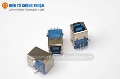 Đầu cắm USB type B 3.0 Famale chân cong 90⁰